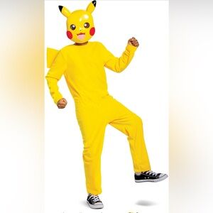 Pikachu Pokemon Child Halloween Costume Size Large 10-12 By Disguise Brand NEW